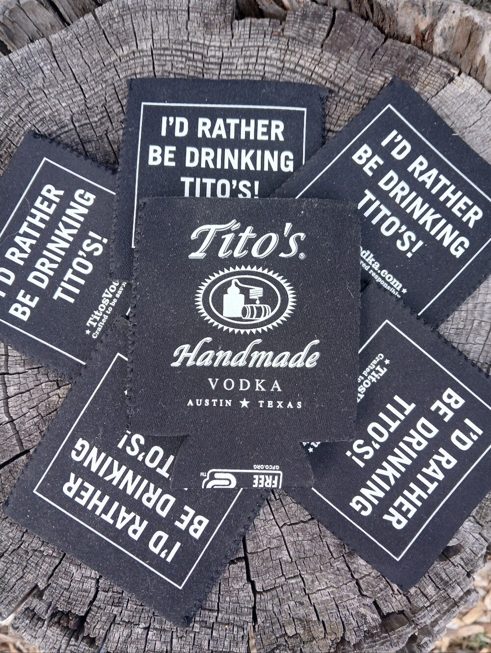Lot Of 6 Tito's Koozies New Never Used Promo Rare